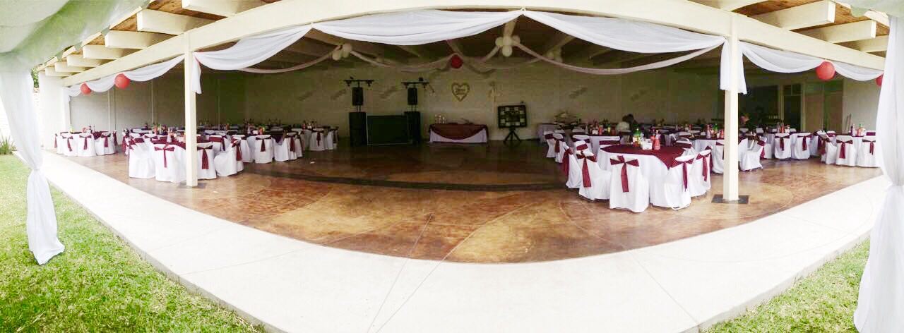 Vista panorámica del salón de eventos Punto A Zapopan